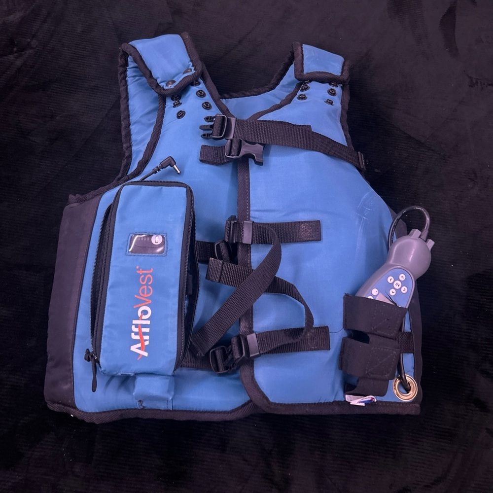 Blue Massage Vest